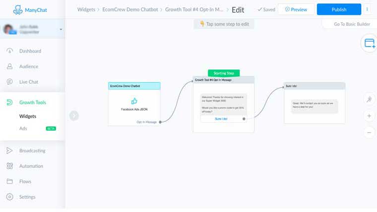 Manychat Social Media Tool
